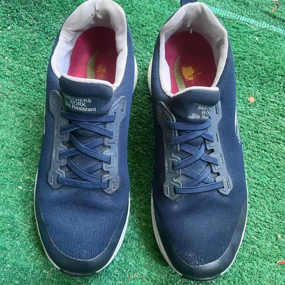 Skechers Men's Navy and Black Trainers